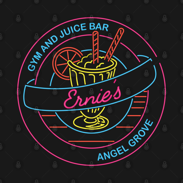 Ernie's Youth Center Gym and Juice Bar - Power Rangers - T-Shirt
