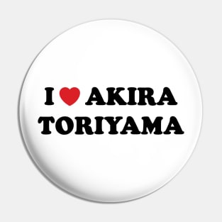 I Heart Akira Toriyama v2 Pin