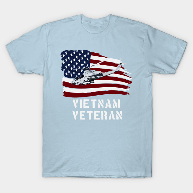 Discover AH-1 Cobra Helicopter US Flag Vietnam Veteran - Ah 1 Cobra Helicopter Us Flag Vietnam - T-Shirt