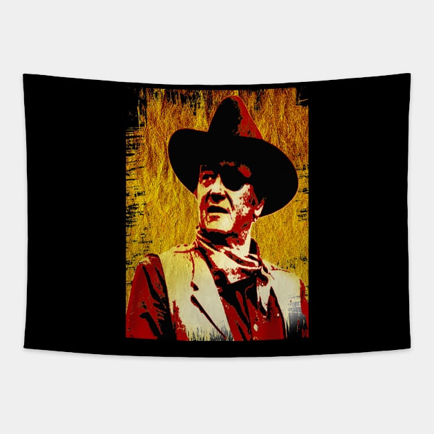 John_Wayne Tapestry by Anung