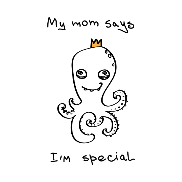 My mom says I'm special - white ($ for SilverCord-VR) by droganaida