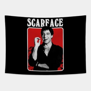 Vintage Scarface 1983 Crime Tapestry