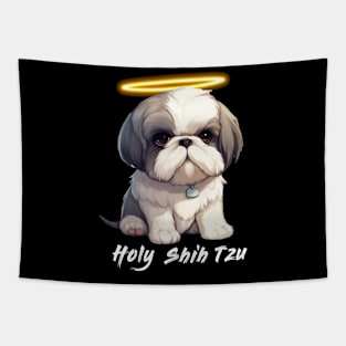 Holy Shih Tzu Tapestry