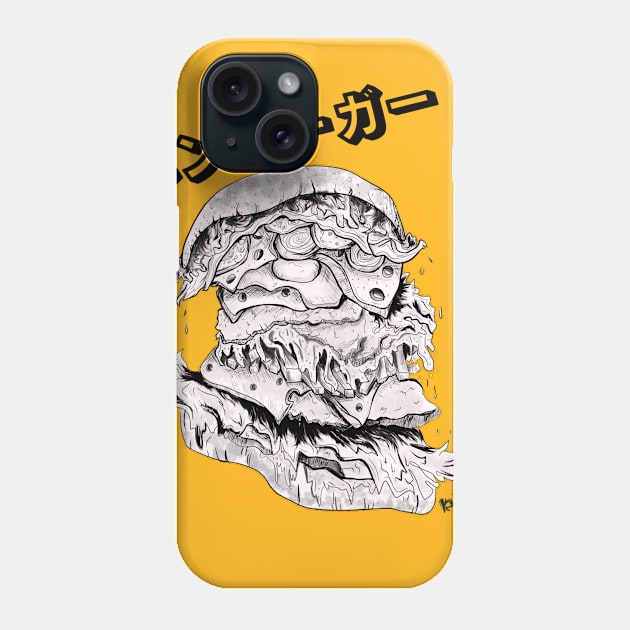 Hamburger Queen Phone Case by KyasSan