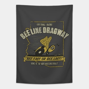 Bee Line Dragway Vintage Arizona Drag Racing Tapestry