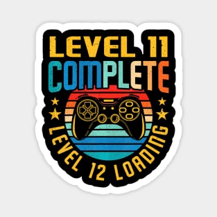 Level 11 Complete Level 12 Loading 11th Birthday Video Gamer Magnet