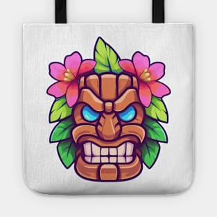 Vector Tiki Mask Tote