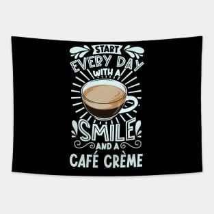 Smile with Café Crème Tapestry