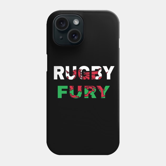 Welsh rugby design Phone Case by Cherubic