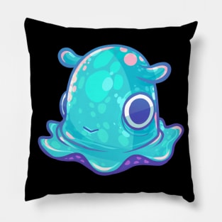 Cute Turquoise Dumbo Octopus Pillow