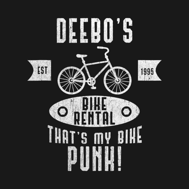 Deebo's Bike Rentals Vintage That's My Bike by glaucomaegford