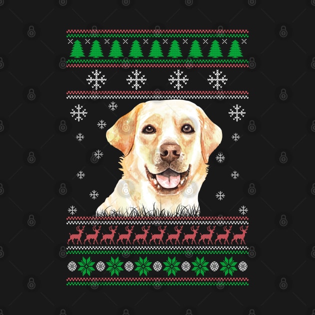 Cute Labrador Retriever Dog Lover Ugly Christmas Sweater For Women And Men Funny Gifts by uglygiftideas