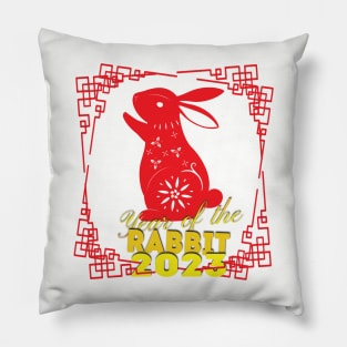 2023 Year of the Rabbit Pillow