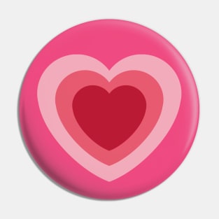 Pink cute heart Pin