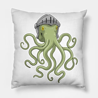 Octopus Knight Helmet Pillow