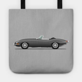 Jaguar E Type Roadster Gunmetal Tote