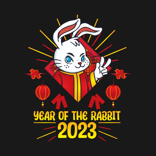 Good Luck Zodiac Happy Chinese New Year of the Rabbit by star trek fanart and more