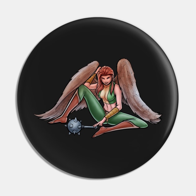 Hawkgirl Pin by belgerles