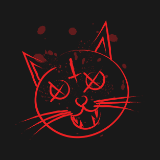Cute red hell cat T-Shirt