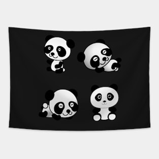 Adorable pandas Tapestry