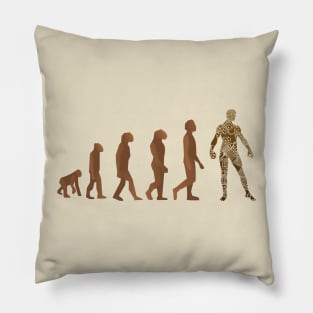 Evolution of Mankind - Future Pillow