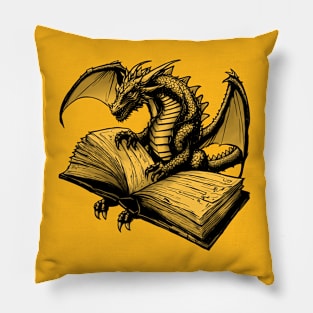 Book dragon Pillow