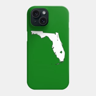 State of Florida by Basement Mastermind Phone Case