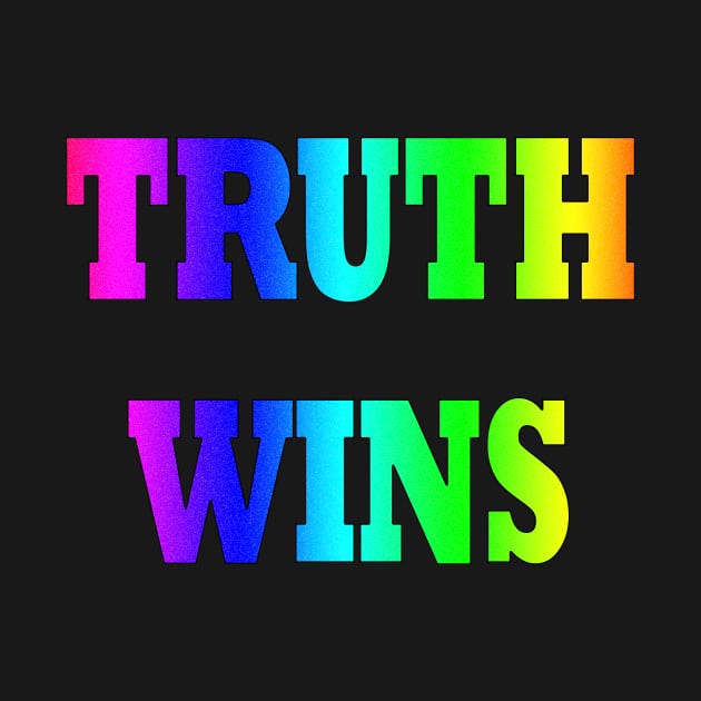 Truth wins - multicolor by anita9ta