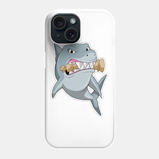 Shark at Chess with Chess piece King Phone Case