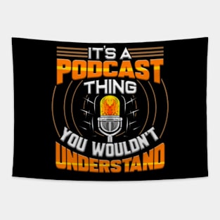 Podcast Host Funny Radio Show Speaker Podcaster Tapestry