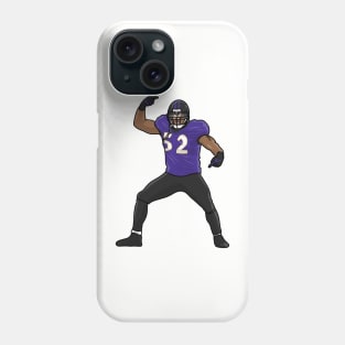 ray the line backer Phone Case