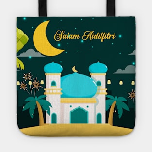 SALAM AIDILFITRI EID AL FITR Tote