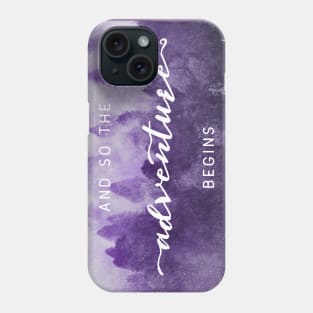 And So The Adventure Begins IX - Ultra Violet Forest Phone Case