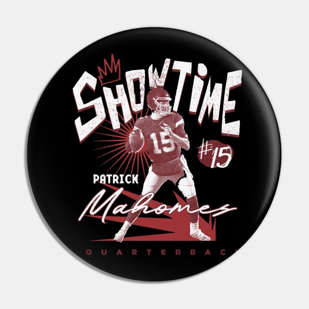 Patrick Mahomes Kansas City Retro Dither Pin by ganisfarhan