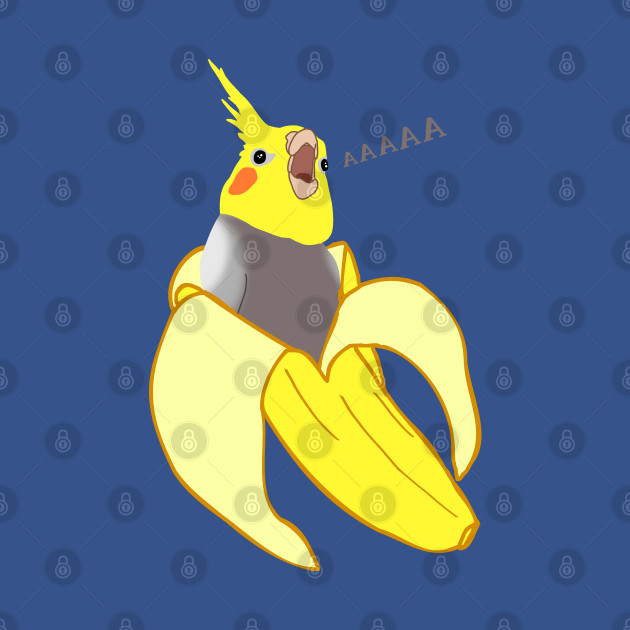 Disover screaming banan birb - Birb - T-Shirt