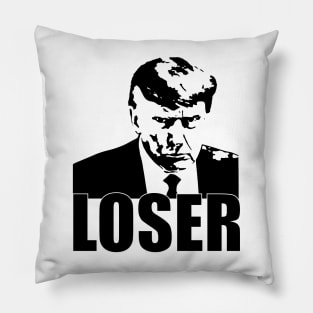 Trump is a loser (black) Pillow