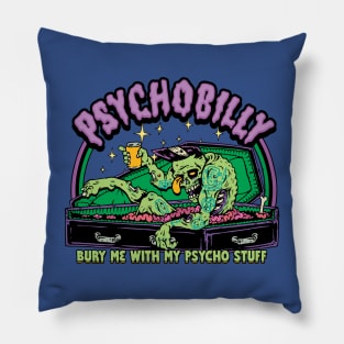 PSYCHOBILLY : Burry me with my psycho stuff Pillow