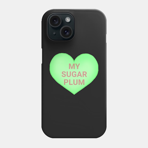 Cute Christmas Conversation Hearts Phone Case by dogbone42