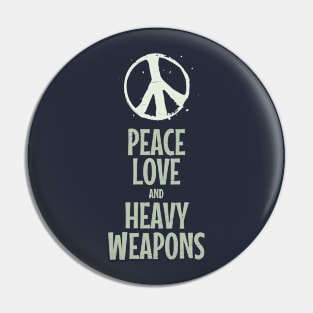 Combat Hippie Pin