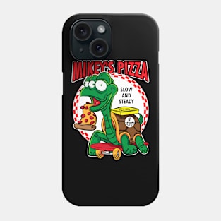 Mikey'S Pizza - Mutant Turtle Skateboard Pizza Delivery Phone Case