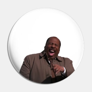 Stanley Hudson laughing Pin