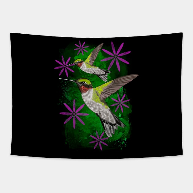 Hummingbird Tapestry by Chillateez 