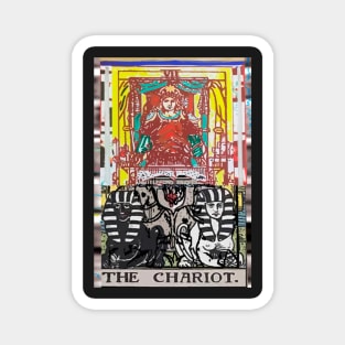 The Chariot Tarot Card Tarot Lover Gift Design Magnet