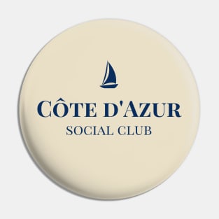 Côte d'Azur Social Club French Gift Pin