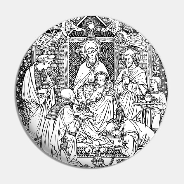 Epiphany 01 - We Three Kings Pin by DeoGratias