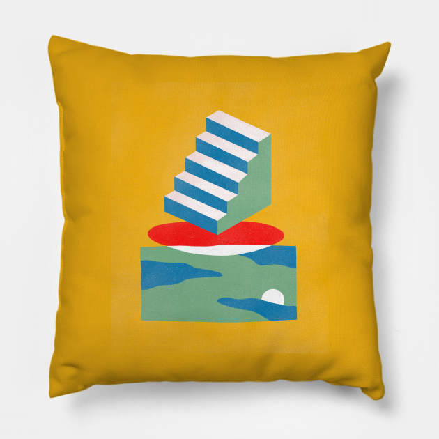 Portal to Nowhere Pillow by Emily Lynn Perelman