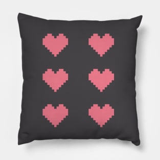 Pixel Heart. Valentine Gift Pillow