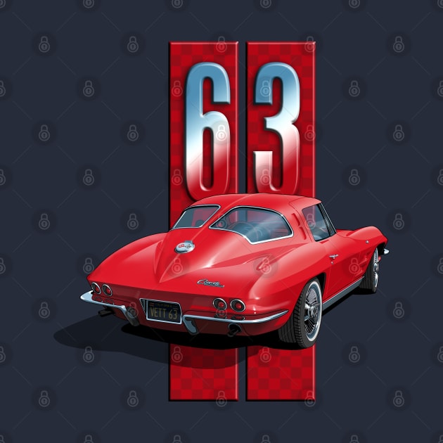 63 corvette by candcretro