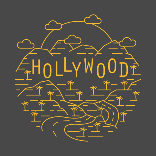 Hollywood - Golden State Yellow T-Shirt