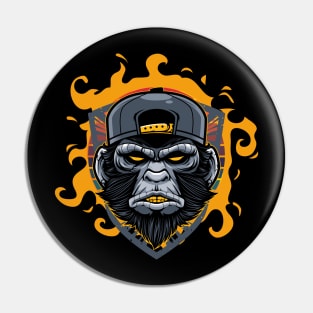 Space Gorilla Pin